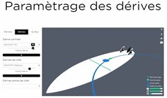 Capture du configurateur de dérives de surf FYN