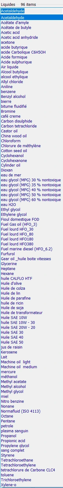 vapeur saturante viscosite masse volumique fluides mecaflux